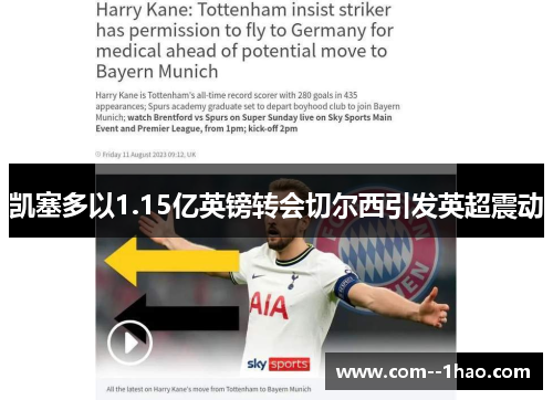 凯塞多以1.15亿英镑转会切尔西引发英超震动